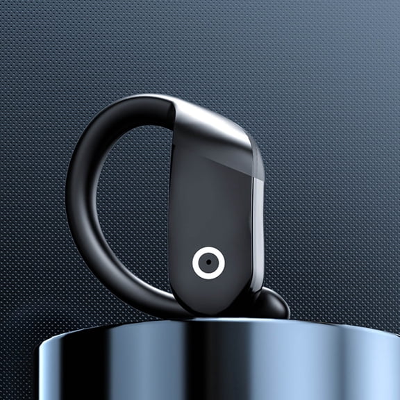 Latrodar New Bluetooth Headset Ear-mounted Business Affordable&High-Quality dset With Microphone Black 3.2x3.2 Inch Home Stuff
