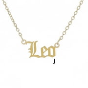 Latrodar New Fashion 12 Necklace English Alphabet Necklace Gold up to 50% Off