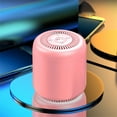 thumbnail image 1 of Latrodar New Intelligent Voice Bluetooth Audio Portable Subwoofer Wireless Novelty And U-disk Playback Pink 5x3.6 Inch Home Essentials, 1 of 5