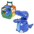thumbnail image 1 of Latrodar New Press And Go Dinosaur Cars Sturdy as Stocking Stuffers Blue 3.6x3.6 Inch Home Tools, 1 of 1