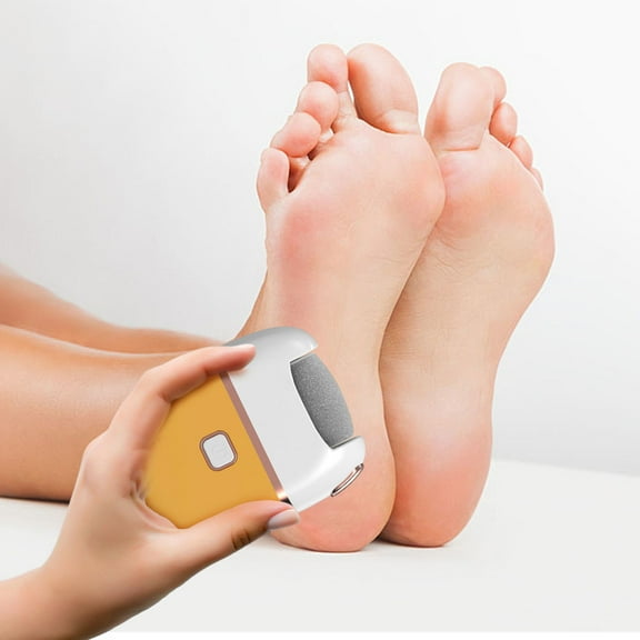 Latrodar New Rechargeable Foot Callus R Upgrade Portable Meticulously Crafted ol Foot Callus R Set Yellow 5.6x4.6 Inch Home Stuff