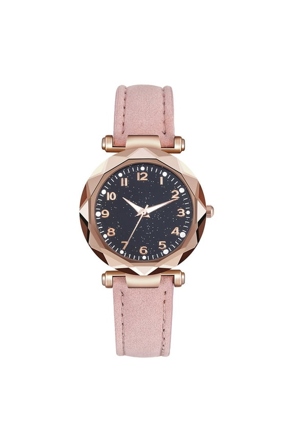 Night Sky Luminous Trend Digital Face Casual Fashion Quartz Watch up to 30% Off