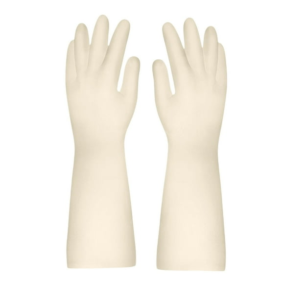 Latrodar Nitrile Cleaning Gloves Reusable Best of Both Worlds ng Heavy Duty Gloves white 6x8 Inch Home Decor