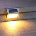 thumbnail image 1 of Gecau Outdoor Wall Lights, Stair Step Lights, Stainless Steel Solar Lights, Garden Affordable&High-Quality e Decorative Lights silver Home Gadgets, 1 of 5