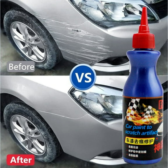 Latrodar Paint Scratch Repair Agent Polishing Wax Paint Scratch Repair Remover 100ML Blue Creative Gifts 1.6x1.6 Inch