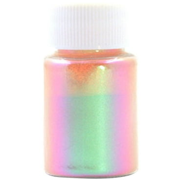 Latrodar Pearl Pigment Powder For Upgrading Color Shifting Mica/ Powder Painting Slime green red Decorative 5.2x1.2 Inch