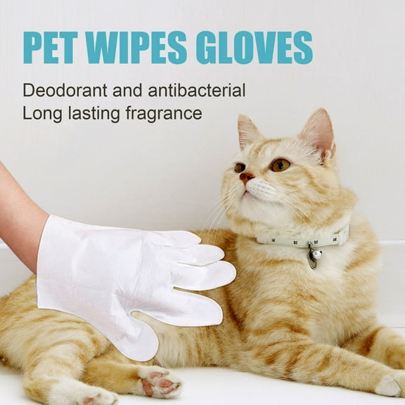 Gecau Pet Disposable Gloves, Cats, Enduring aning Massage Gloves Multicolor 6x4 Inch Home Tools