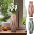 thumbnail image 1 of Latrodar Plastic For Flower Vase Decorative Vase Vase For Flowers Modern Vase For Home Decor Bouquet Shelf Weddings Household Items for New Home Green Plastic, 1 of 7