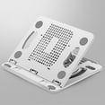 thumbnail image 1 of Gecau Plastic Tablet Phone Stand Portable Heat Upgraded Loading Laptop Stand White 9.4x9 Inch Home Essentials, 1 of 5