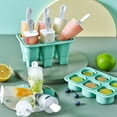 thumbnail image 1 of Gecau Popsicles Molds - Ice-Molds, Easy Release Ice Cream, Reusable Popsicle Stick With For Homemade Popsicles & Ice Cream Mint Green Decorative, 1 of 5