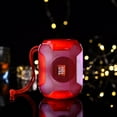 thumbnail image 1 of Gecau Portable Bluetooth Speaker Wireless Not Allowing Water To Safe&Non-Toxic ker Outdoor FM Radio Red Home Gadgets, 1 of 5