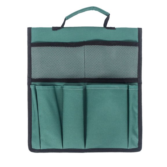 Gecau Portable Garden Tool Storage Long-Lasting Tools Storage Pouch Green 8x8 Inch Home Tools