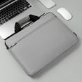 thumbnail image 1 of Gecau Portable Laptop Bag 14.1Inch Tote Bag Gift Enduring ing Bag Handbag Gray Gray 15.2x11.2 Inch Home Decor, 1 of 5