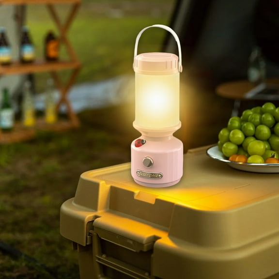 Latrodar Portable Outdoor Lights, Camping Lantern, For Home Lighting, Patio Affordable&High-Quality New Year Decoration Pink Home Stuff