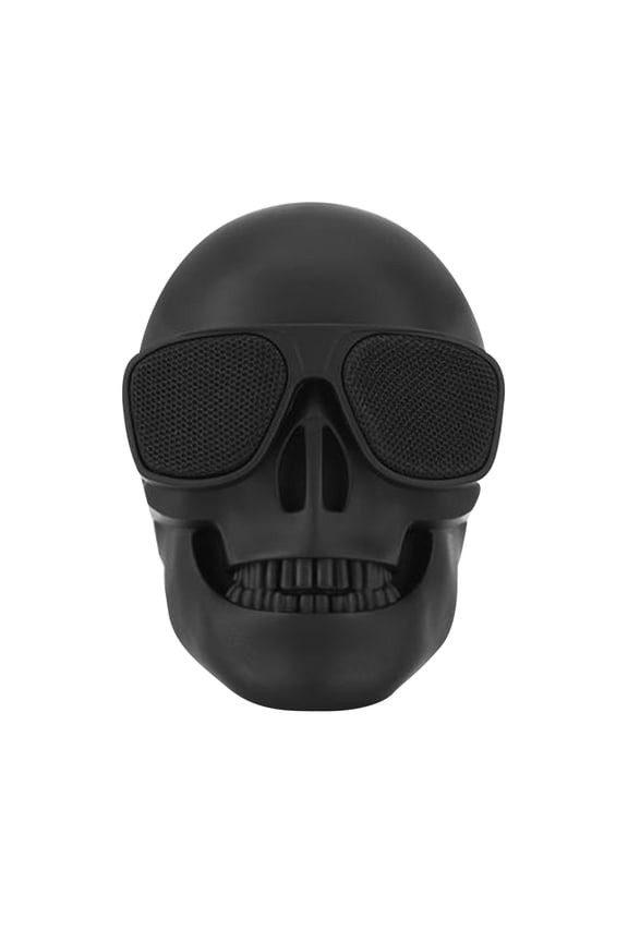 Portable Skeleton Skull Bluetooth Wireless Speaker Eco-Friendly Material een Wireless Speaker Black 4x3.6 Inch Home Tools