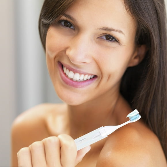 Latrodar Portable Toothbrushes Travel Toothbrush Kit Folding Travel Size Toothbrush Built-in Travel Toothpaste Case up to 65% Off