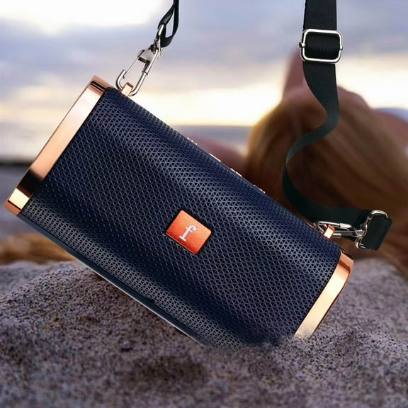 Latrodar Premium Smart Bluetooth Speaker,Portable Mini Outdoor Speakers With Bluetooth 5.0 Eco-Friendly Material Blue Home Tools