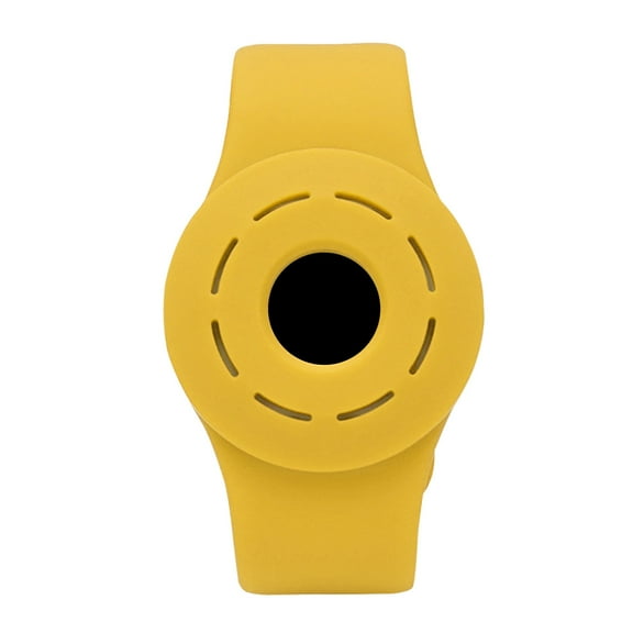 Latrodar Protective Cover Location Anti-lost Case With Buckle For Case Sturdy Yellow 6x1.6 Inch Home Gadgets