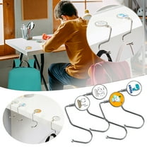 Latrodar Purse Hook for Table Bag Hook Backpack Hanger Desk Bag Hook Waterproof Entryways Metal Wall Hooks Small Towel Hooks for Jackets Bathroom Accessories Labor Day 1PC