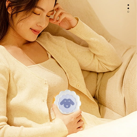 Latrodar Rechargeable Hand Warmer Hand Warmer 1200mAh Reusable Hand Warmer Portable USB Hand Warmer Heater Battery Pocket Hand Warmer Gift To Women Men Purpl