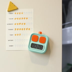 Gecau Robot Timer Student Kids Countdown Management Positive Safe&Non-Toxic Timer Long Duration Green 3.44x3.12 Inch Home Decor