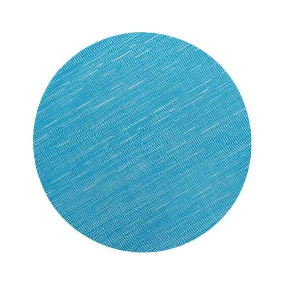 Latrodar Round Placemats Table Place Mats Meticulously Crafted Table Heat Pads 35cm Sky Blue 14x6.8 Inch Home Gadgets