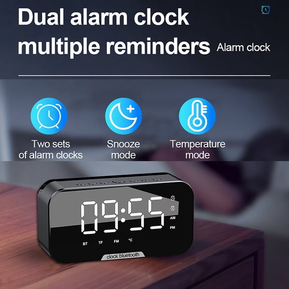 Gecau S7 Bluetooth Audio Computer Desktop Speaker Portable Mini Secure Mobile Phone Bracket Black 6.4x2 Inch Home Essentials