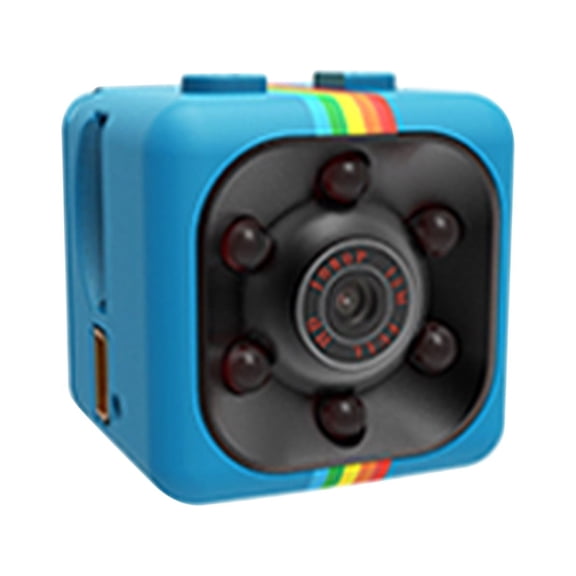 Latrodar SQ11 Puqing 960P Night Vision Camera Elaborately Made Sports Small Camera Blue 4x4 Inch Home Essentials