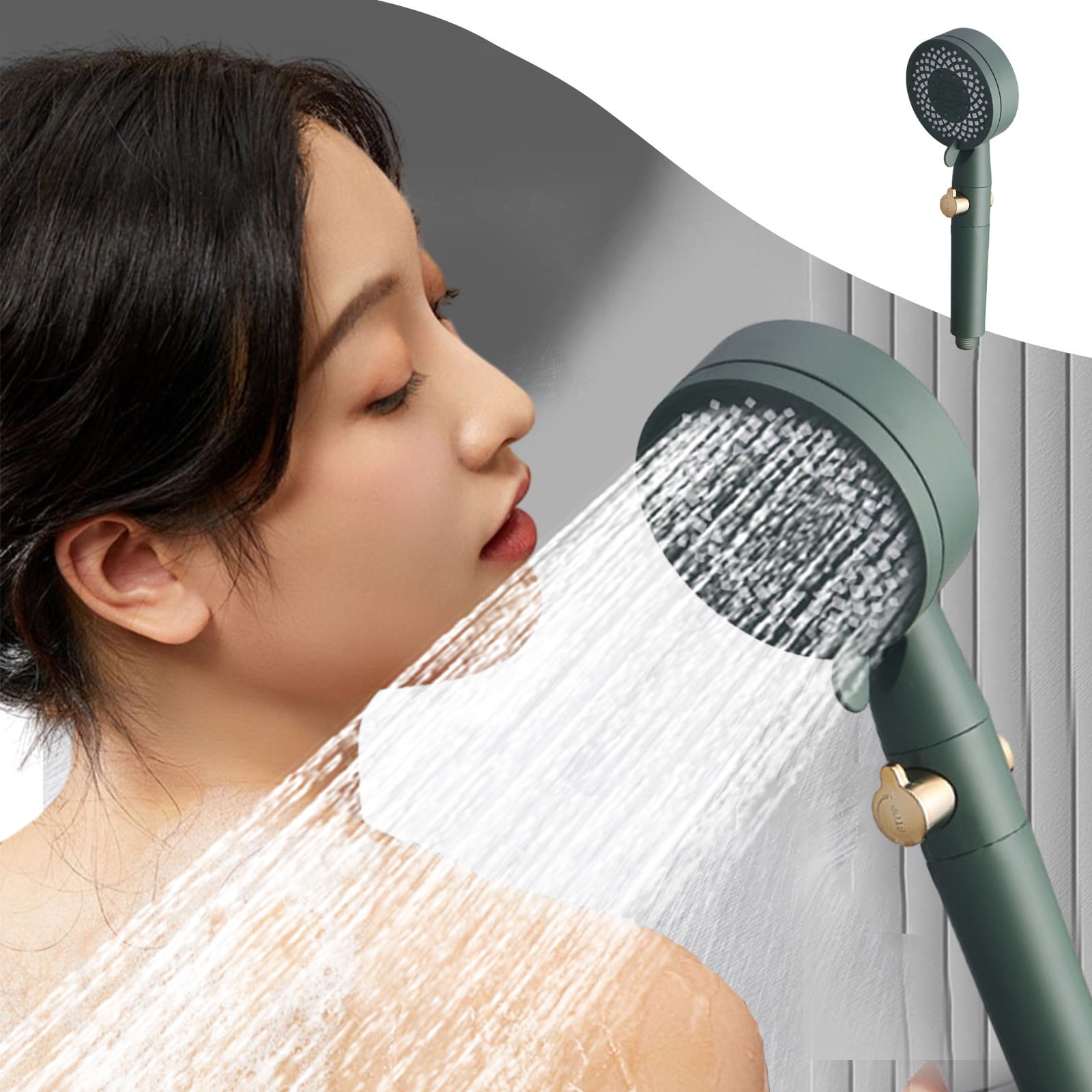 Latrodar Sales Detachable Shower Heads with Handheld Spray Combo, 5