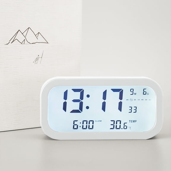 Gecau Scandinavian Style 170 掳 Wide Angle Display LCD Screen Electronic Non-Toxic ous (Battery Models) White Home Stuff