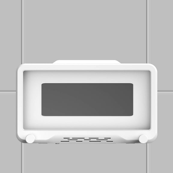 Latrodar Shower Phone Viewable Shower Phone Stand Case Mount For Meticulously Crafted .8 Inches Cell Phone White 7.8x4.8 Inch Home Tools