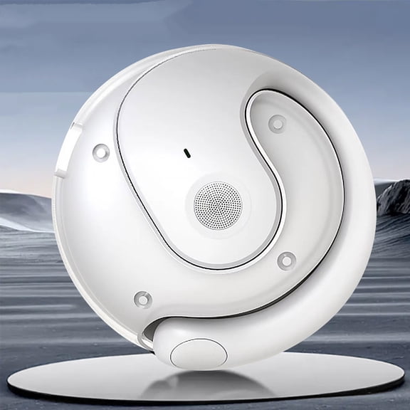 Latrodar Small Coconuts Bluetooth Headphones Open Ear Practical&Affordable And Long Endurances White 4.4x4.4 Inch Home Decor