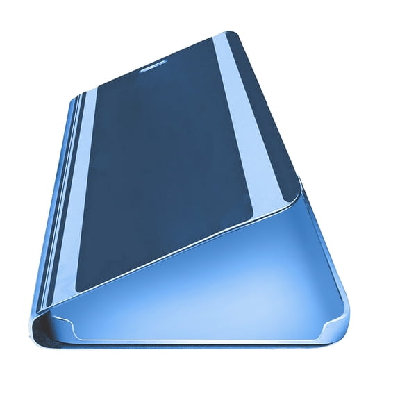 Gecau Smart Leather Flip Clear View Mirror Case Cover For 12 Mini 5.4in Elaborately Made Blue Home Stuff
