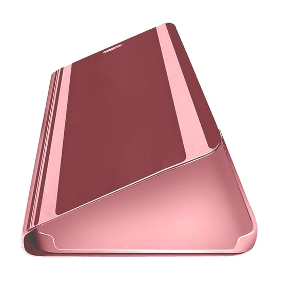 Latrodar Smart Leather Flip Clear View Mirror Case Cover For 12 Mini 5.4in Safety Guaranteed Rose Gold Home Essentials