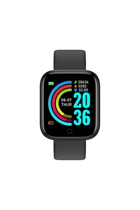 Graduation Gifts Watch 1.44Inch Display Screen Watches For Android Budget-Friendly Women Man watch Black 4.8x3.2 Inch Home Stuff