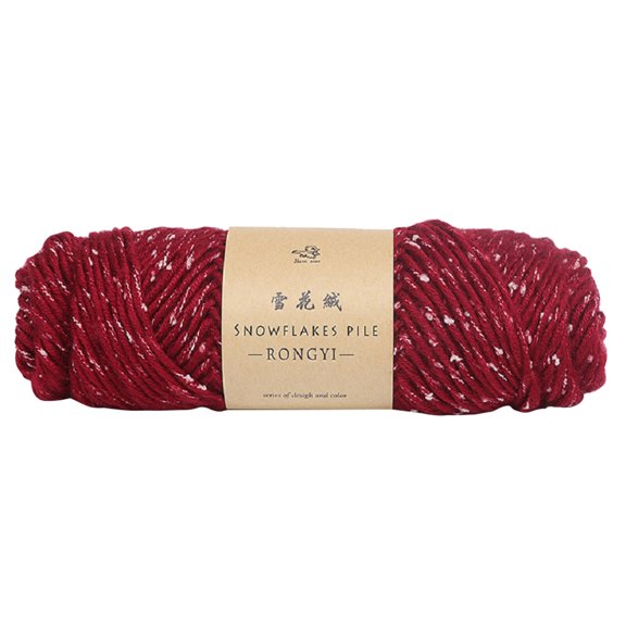 Gecau Snowflake Scarf Line Diy Crochet Safe&Non-Toxic by Line Lover Cotton multicolor 7.2x3.6 Inch Home Tools
