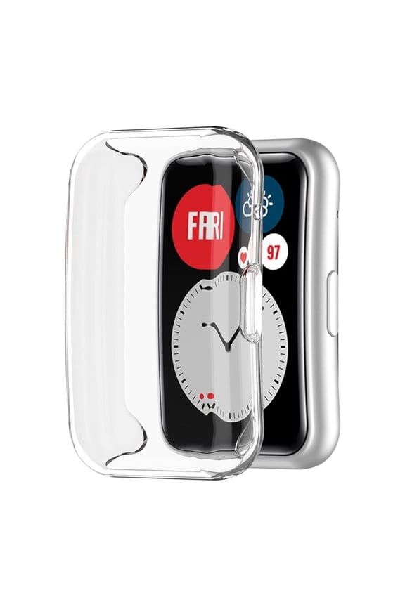 Soft Clear TPU Protection Case Safe&Non-Toxic tch Fit Smart Watch Clear 3.6x2 Inch Home Stuff