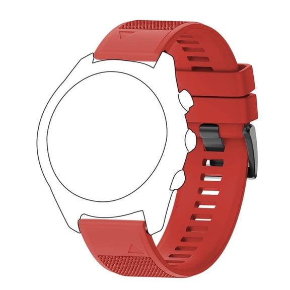 Latrodar Soft Strap Replacement Watch For Approach S60 Smartwatch Safety Guaranteed Red Home Stuff