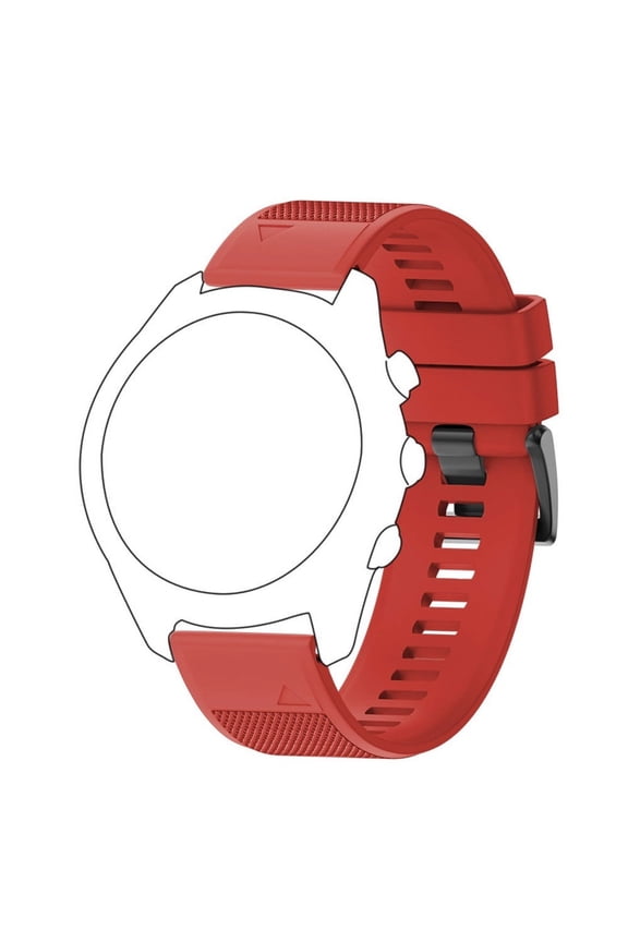 Latrodar Soft Strap Replacement Watch For Approach S60 Smartwatch Safety Guaranteed Red Home Stuff