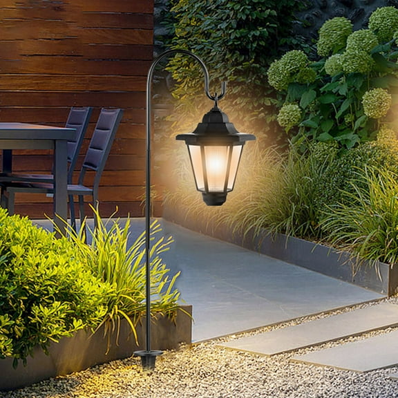 Latrodar Solar Lights Outdoor Water Resitant LED Lighting Solar Well-Made ights For Patio Yard Black Home Decor