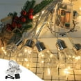 thumbnail image 1 of Gecau Solar String Lights Outdoor Light Strings With 10 LED Filament Bulbs Elaborately Made Patio Party Wedding Clear Home Stuff, 1 of 5