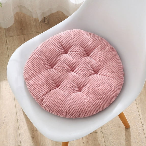 Latrodar Solid Color Chair Cushion Thickened Soft Padded Chair Cushion Floor Cushion For Kitchen Dining Chairs Patio Chair Cushion Sturdy Pink 12x12 Inch Home Gadgets