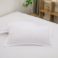 thumbnail image 1 of Latrodar Solid Color Pillowcase Polyester Sleep Pillowcase Good For Eco-Friendly Material ors 18.90x29.13 Inch White 12x8 Inch Home Stuff, 1 of 5