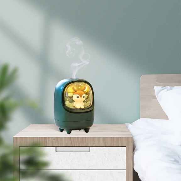 Gecau Space Capsule Cute Pet Usb Charging Small Home Office Desktop Humidifier In Household Products Green Safe&Non-toxic