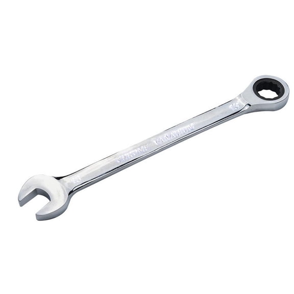 Gecau Spanners Ratcheting Combination Hand Budget-Friendly epairing Home Garden Silver 7.2x1.2 Inch Home Stuff