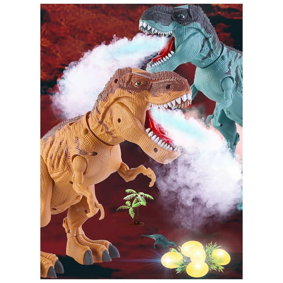 Latrodar Spray Dinosaur Robot Pet With Music Light Kids Toy Gift multicolor Safe&Non-toxic 6.8x4.8 Inch