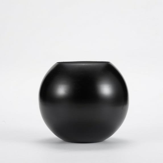 Latrodar Stainless Steel Decorative Vases - Small Vases, Home Decor; Creative erpiece, Shelf Decor Black 5.84x5.84 Inch Home Decor