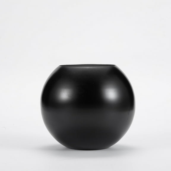 Latrodar Stainless Steel Decorative Vases - Small Vases, Home Decor; Creative erpiece, Shelf Decor Black 5.84x5.84 Inch Home Decor