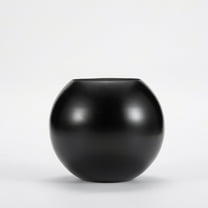 Latrodar Stainless Steel Decorative Vases - Small Vases, Home Decor; Creative erpiece, Shelf Decor Black 5.84x5.84 Inch Home Decor