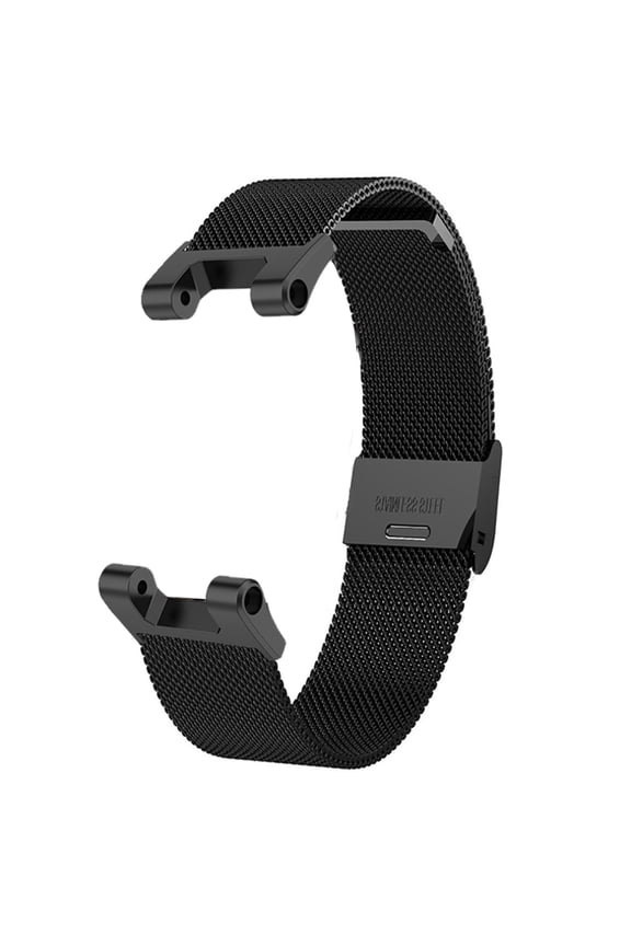 Latrodar Stainless Steel Metal Mesh Watch Strap Replacement For Amazfit-T-Rex/pro Upgraded Black 8x2 Inch Home Gadgets